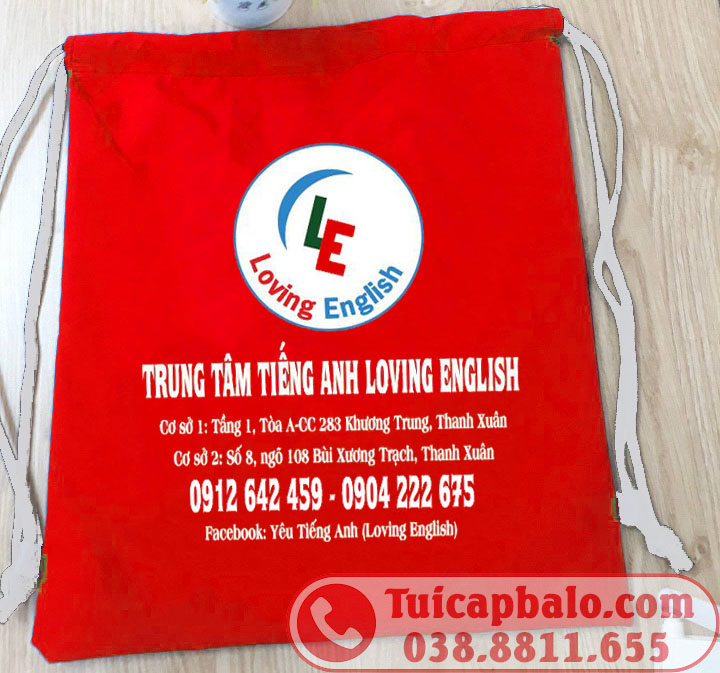 Túi dây rút vải dù quà tặng