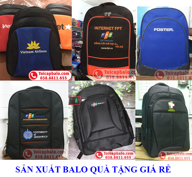 Sản xuất balo quà tặng giá rẻ