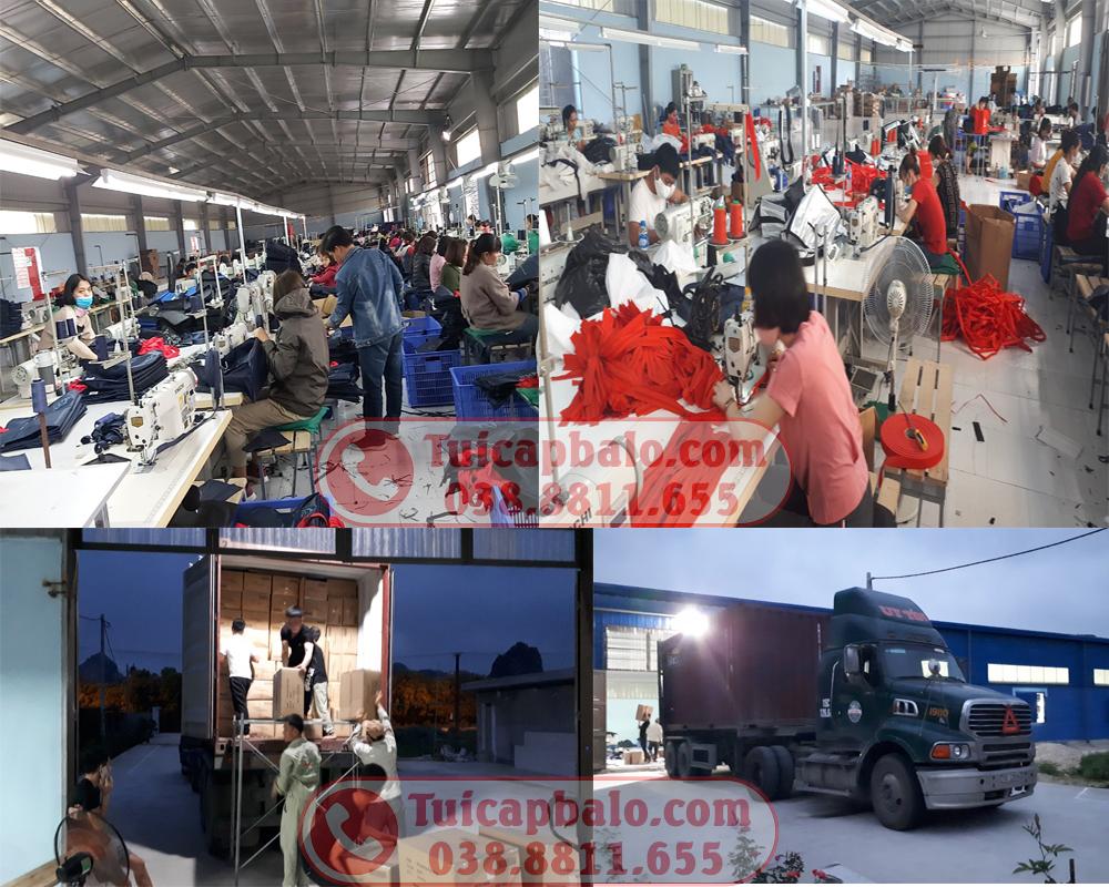 Xưởng may gia công balo túi xách xuất khẩu tại Ninh Bình