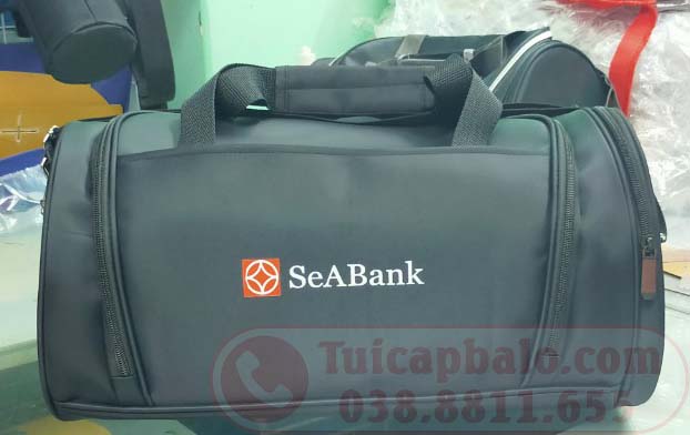 May túi trống quà tặng ngân hàng Seabank